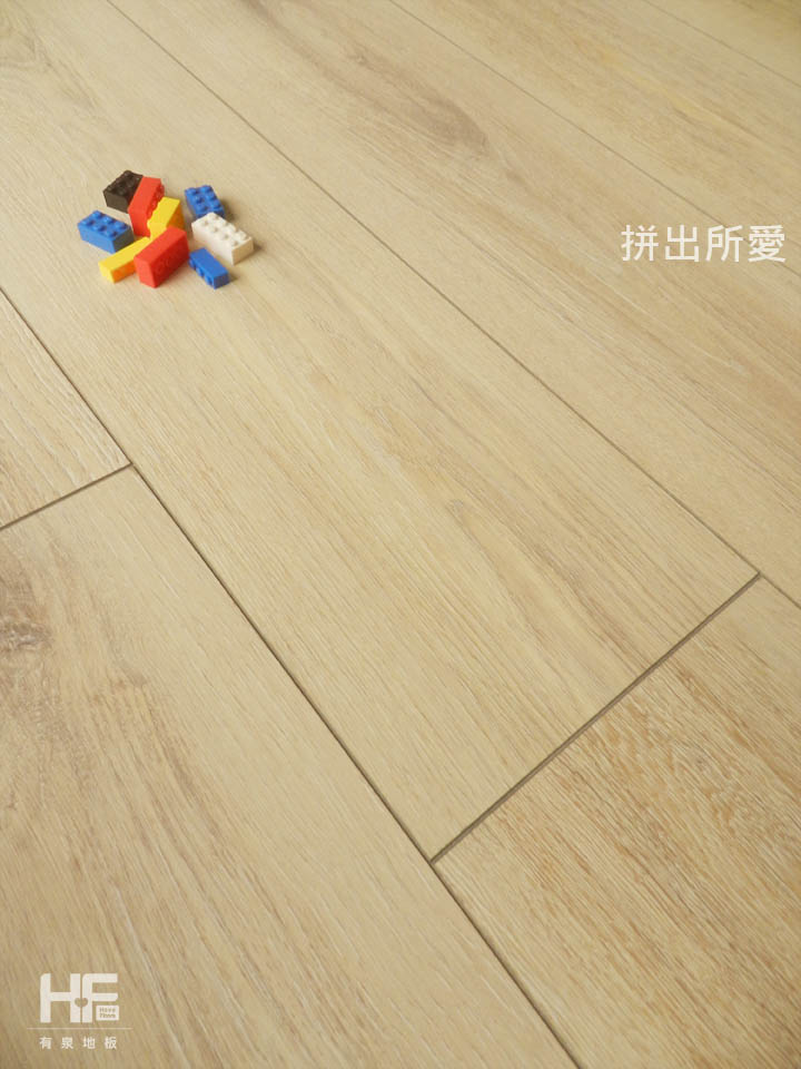 超耐磨地板 木地板 柏林倒角系列 波爾多白橡 MJ-4569 (5)